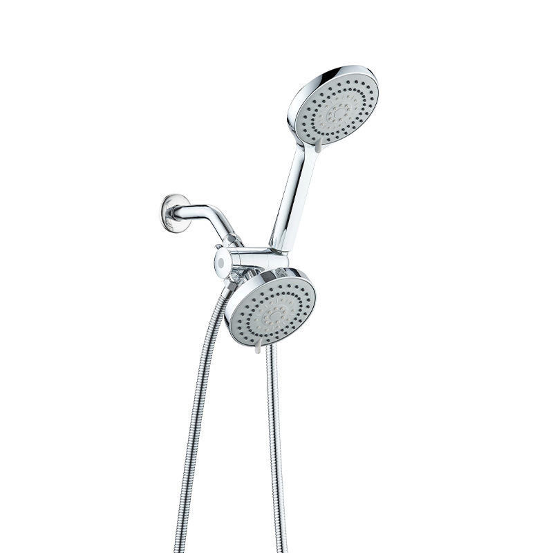 LD-23 Edelstahl-Duscheset mit zwei Köpfen LD-23 Edelstahl-Duscheset mit zwei Köpfen