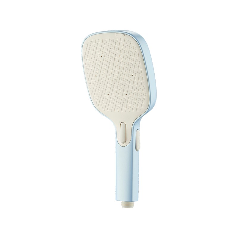 BG-125P Große quadratische Handbrause mit Flüssigsilikon-Brausefläche und Druckknopf-Sprühfunktion